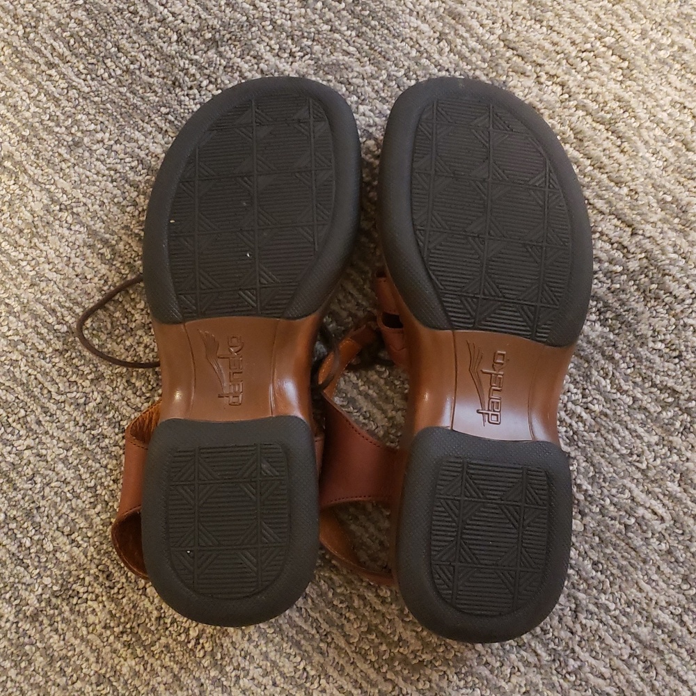 Vintage Dansko Brown Leather Sandals Size 39 (8.5-9) - Picture 4 of 5